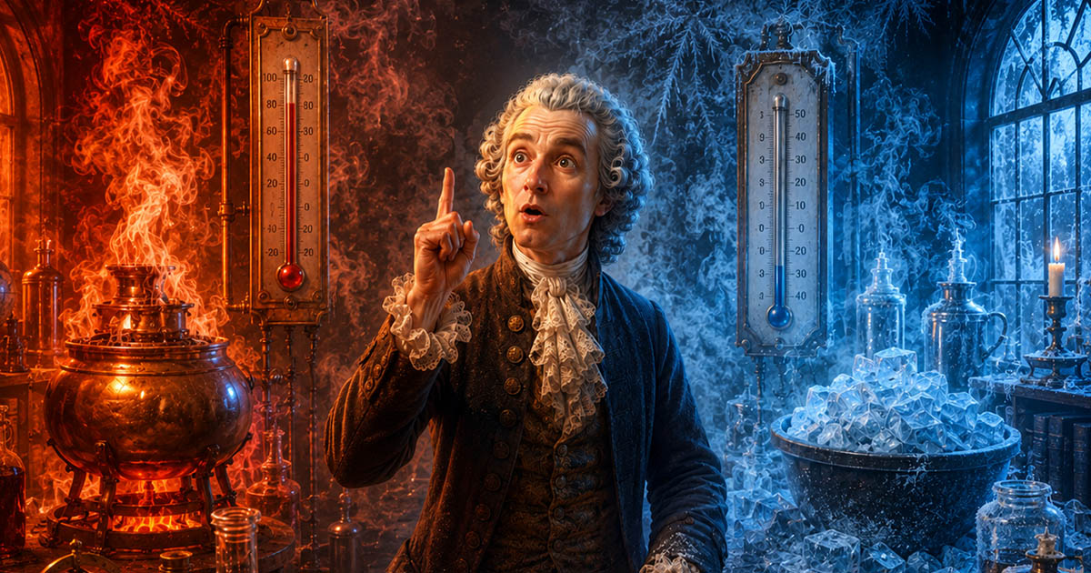 Miért viseli a Celsius-skála annak az embernek a nevét, aki amúgy fordítva használta?