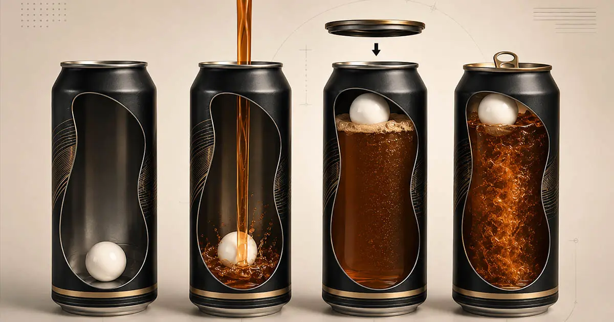 Miért van egy golyó a Guinness sör dobozában?