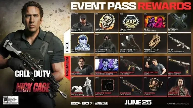 Nicolas Cage operátorként érkezik a Call of Duty: Black Ops 7-be és Warzone-ba