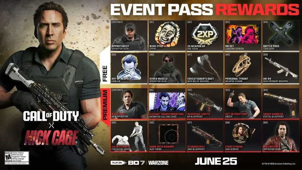 Nicolas Cage operátorként érkezik a Call of Duty: Black Ops 7-be és Warzone-ba